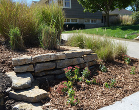 Landscape bed maintenance by Landscape Consultants